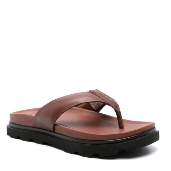 UGG Men's Capitola Leather Flip Flop - Picture 1 of 8